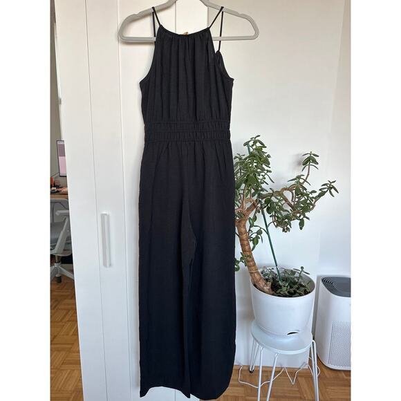 Monteau Los Angeles Women's Black Jumpsuit with Pockets Size XS - Picture 2 of 6